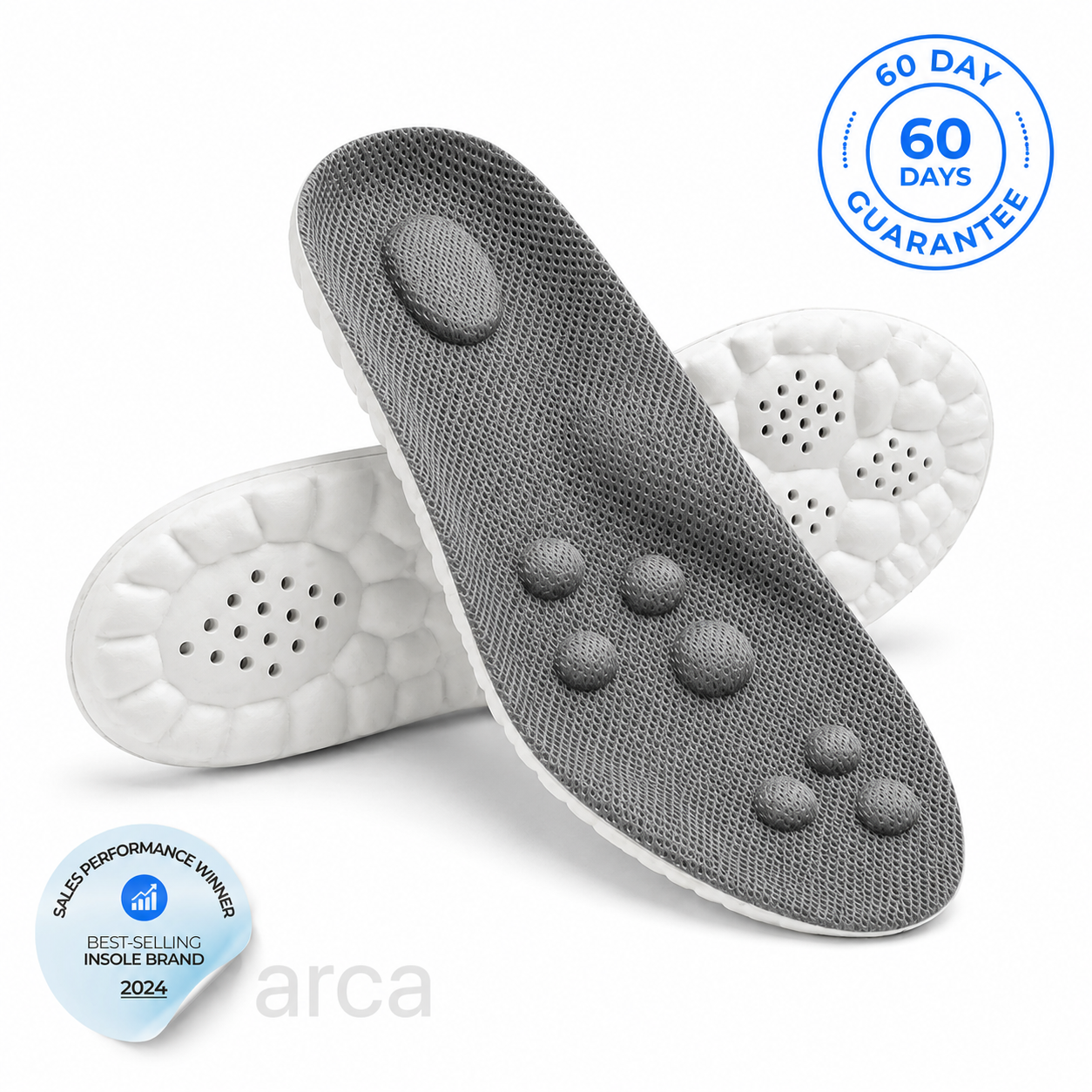 ARCA™- Support where the pain is, not padding where it isn't