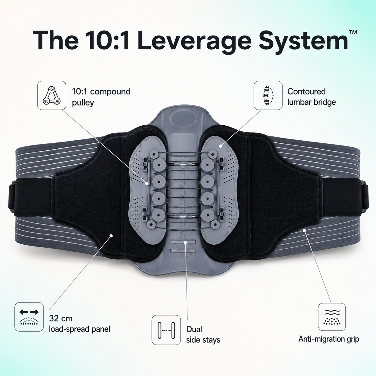 FULCRA™ Lumbar Support Belt